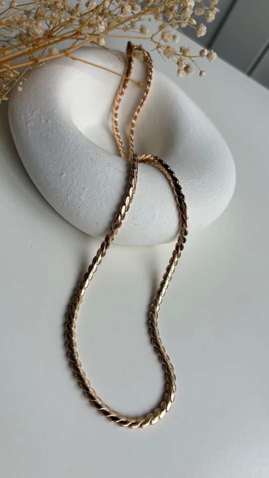 Rose gold sarmal kolye (50)