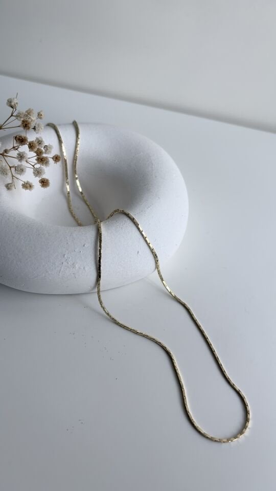 Selly ince kolye (14K)