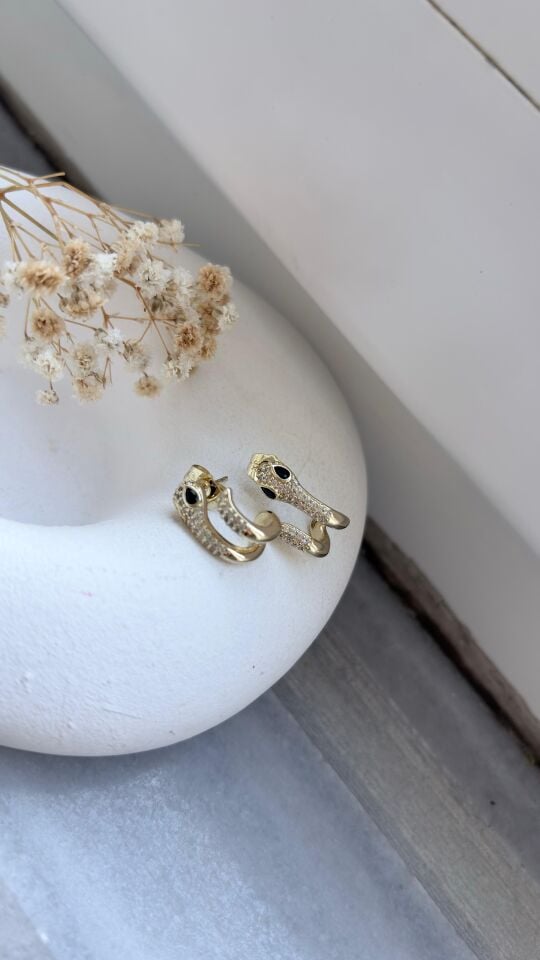 Goldy snake küpe