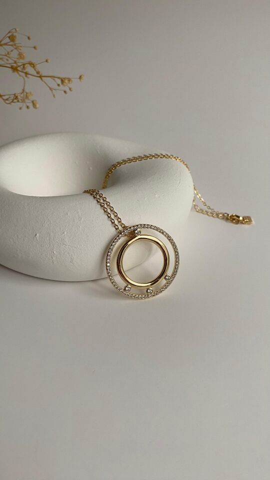 Gold marka model kolye