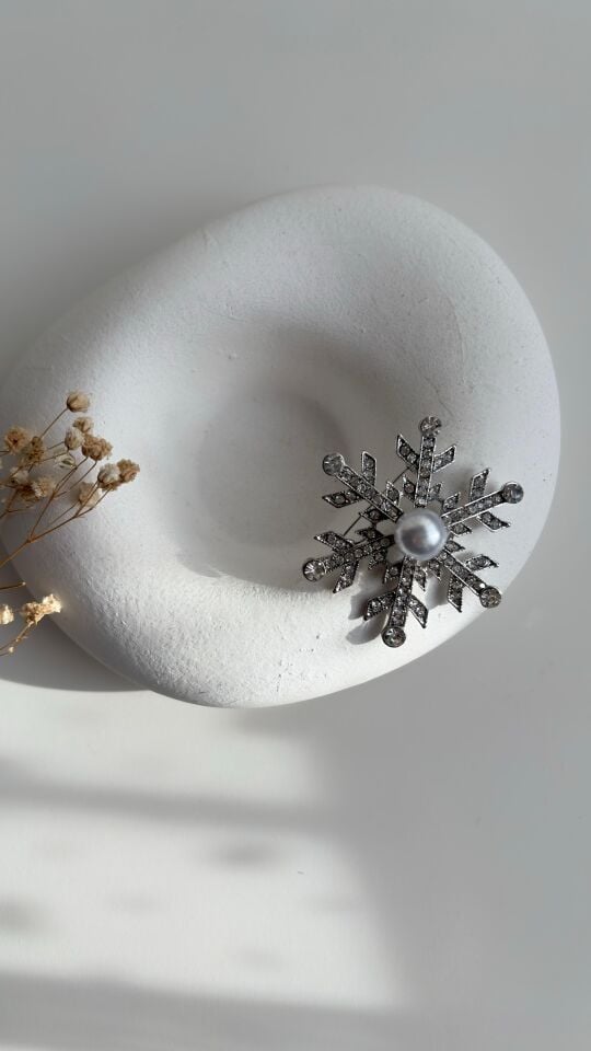 Snowflake broş