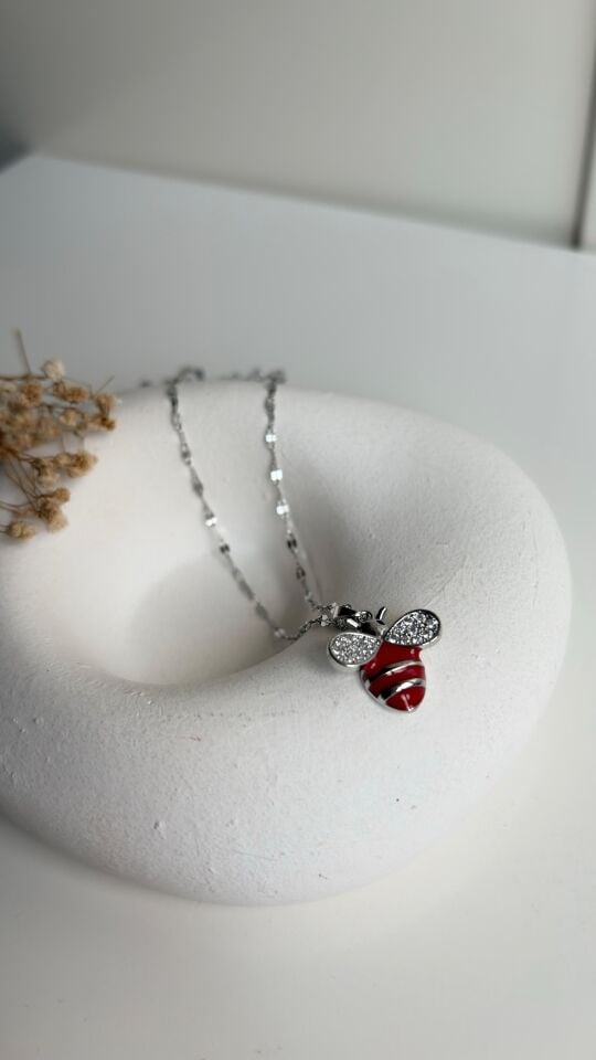 Redly Bee Silver Kolye