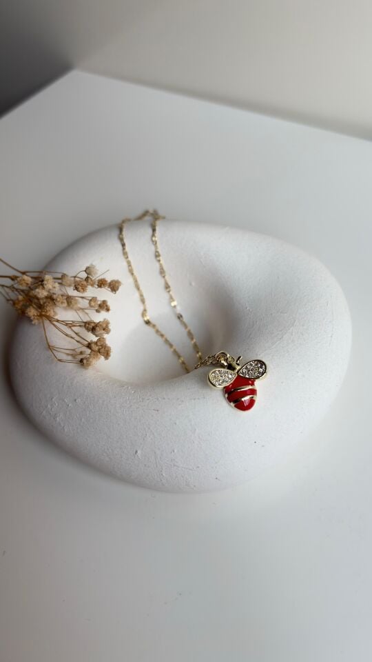 Redly Bee Gold Kolye