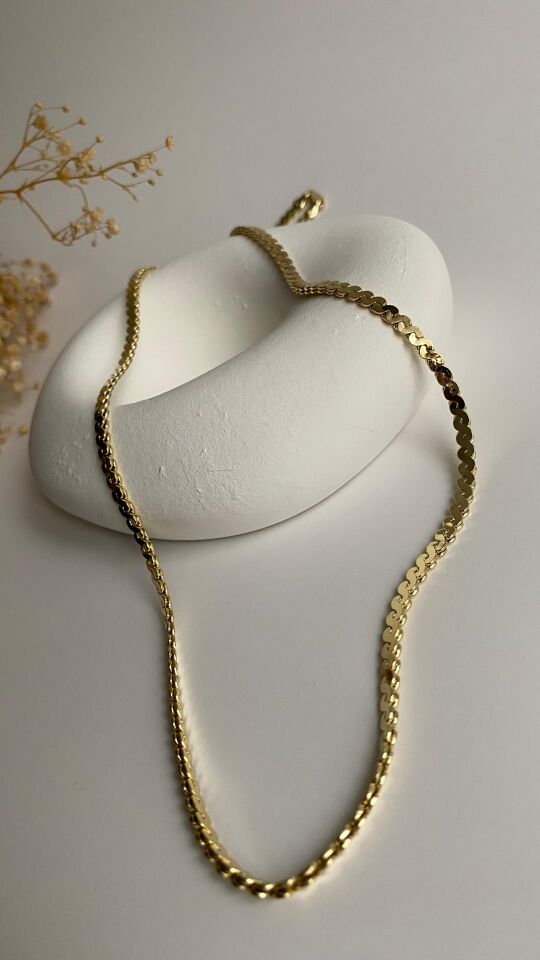 Gold sarmal kolye