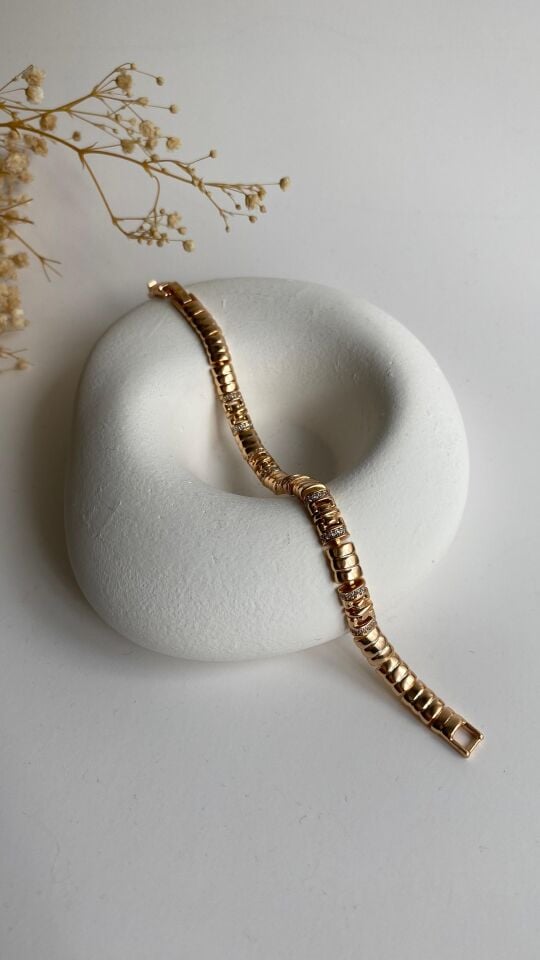 Rose gold bakla bileklik
