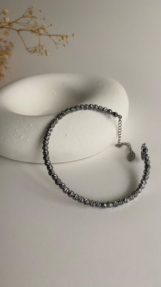 Silver çelik dorika bileklik