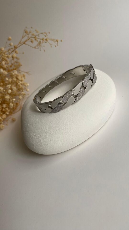 Silver örgü model kelepçe