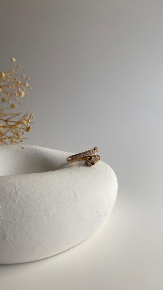 Cute snake yüzük