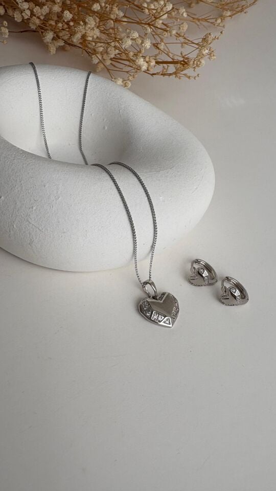Silver Mi Amor set