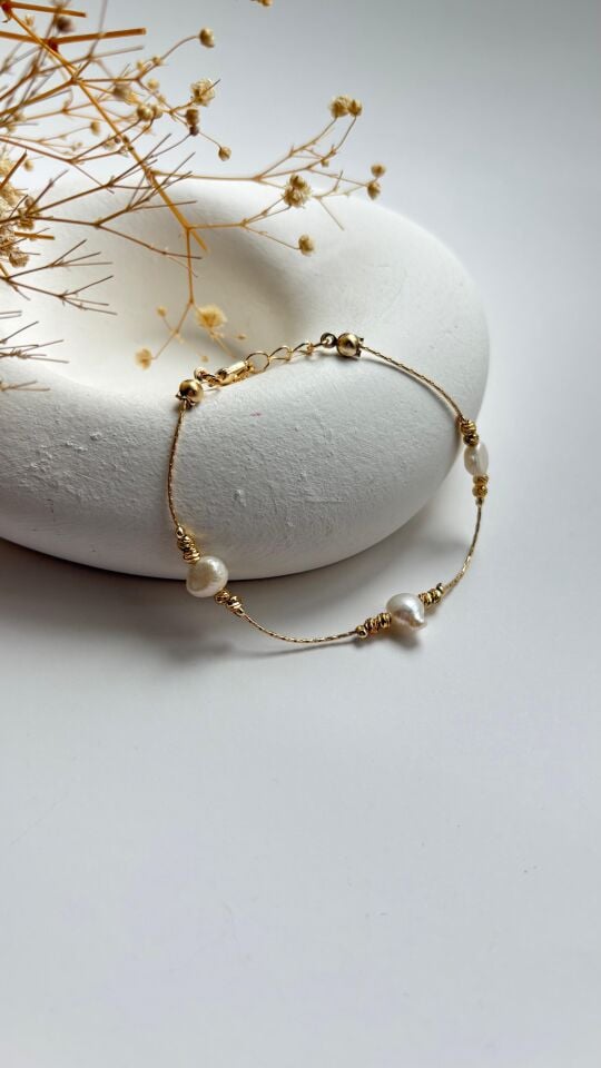 Pearl grains  bileklik