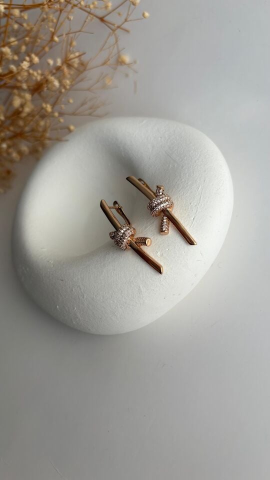 Rose Gold Serena küpe