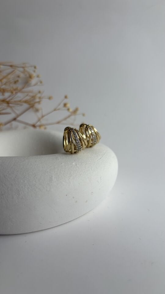 14 k Astra küpe