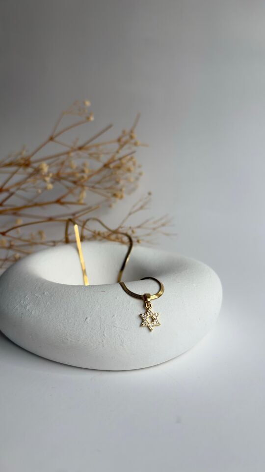 Starry gold kolye