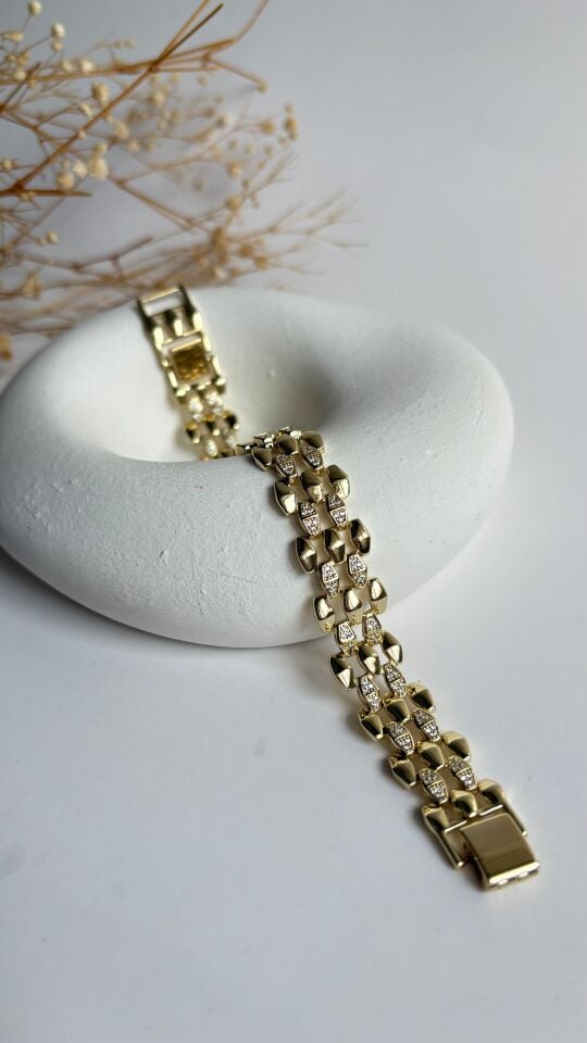 Alexa 14 K gold bileklik